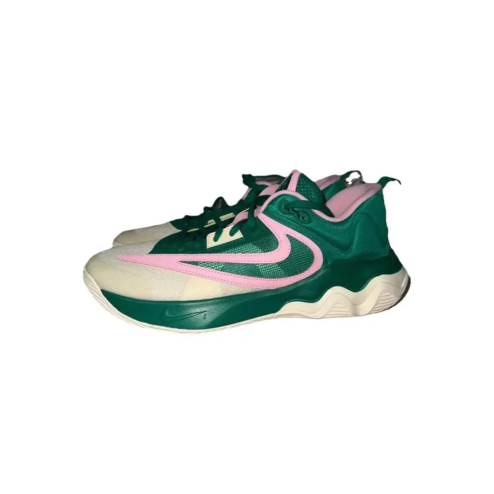 Men's Nike Giannis Immortality 3 Green Pink Basketball Shoes DZ7533-300 Sz 9.5